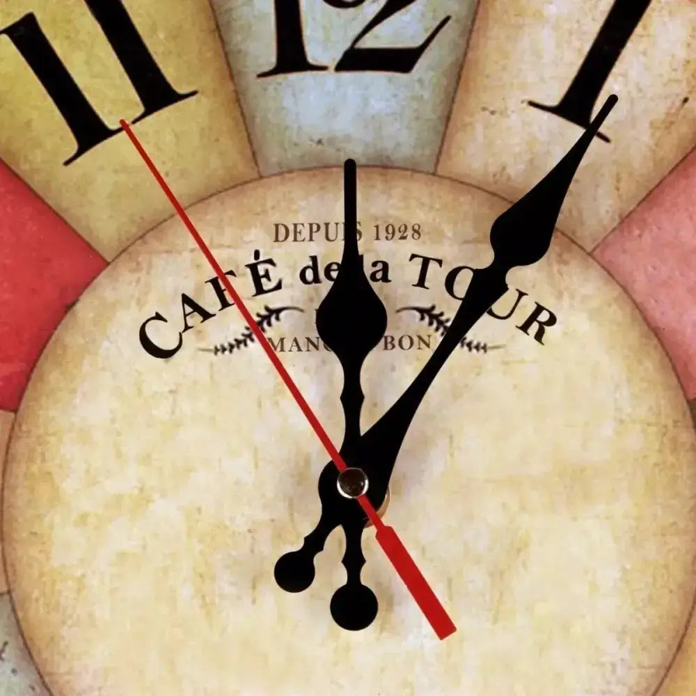 Vintage French Cafe Wall Clock - wall clock