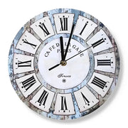 Vintage French Roman Wall Clock - wall clock