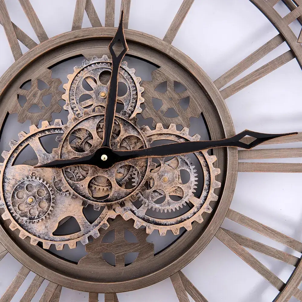 Vintage Gear Mechanism Wall Clock - wall clock