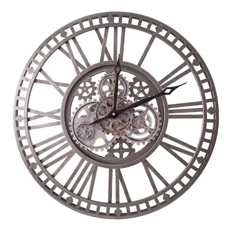 Vintage Gear Mechanism Wall Clock - wall clock