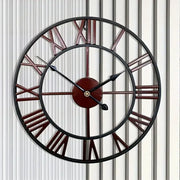 Vintage Industrial Roman Wall Clock - wall clock