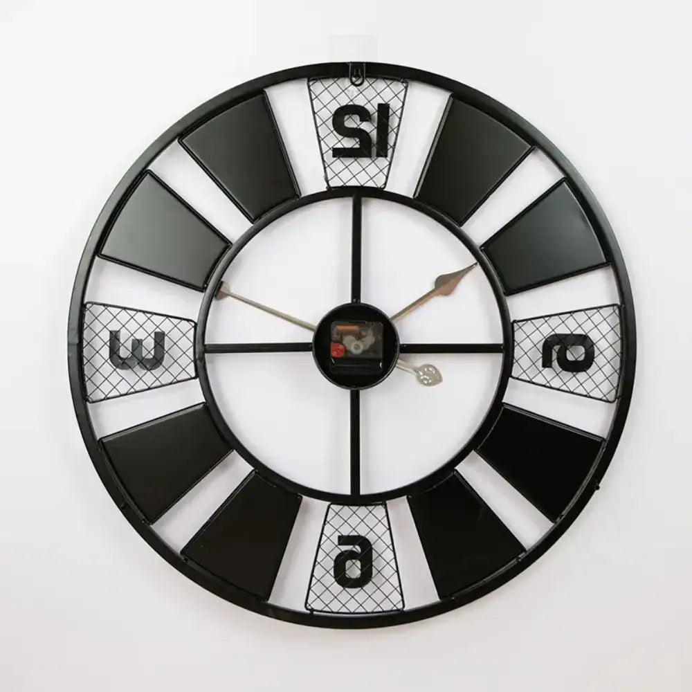 Vintage Industrial Wall Clock Design - wall clock