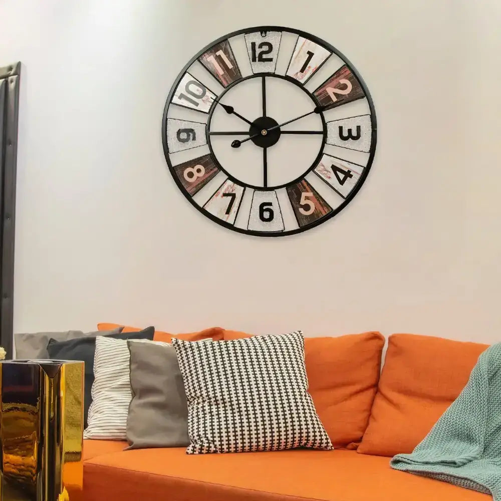 Vintage Industrial Wall Clock Design - wall clock