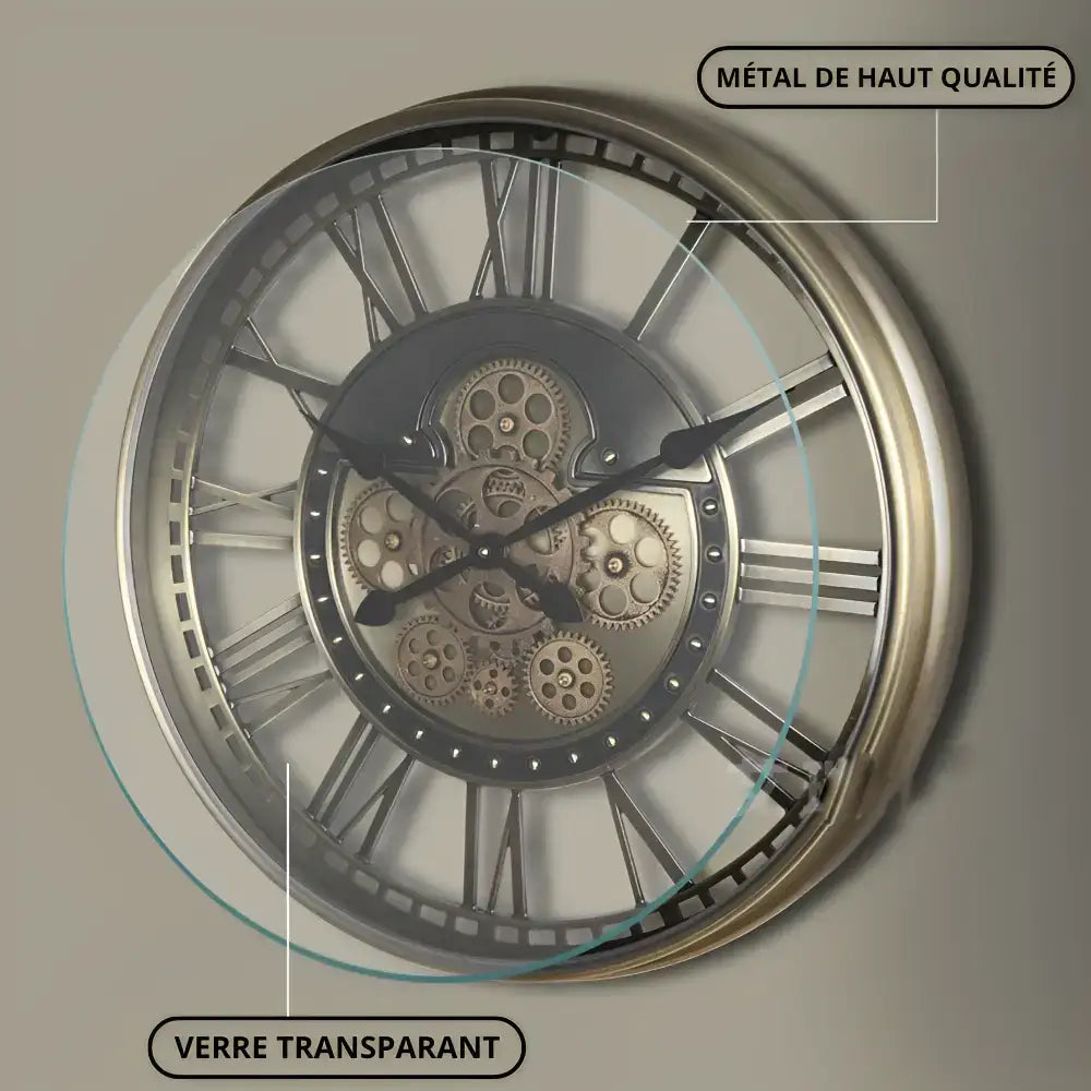 Vintage Mechanical Wall Clock - wall clock