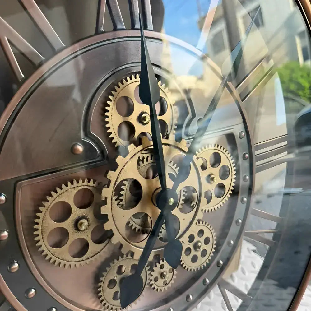 Vintage Mechanical Wall Clock - wall clock