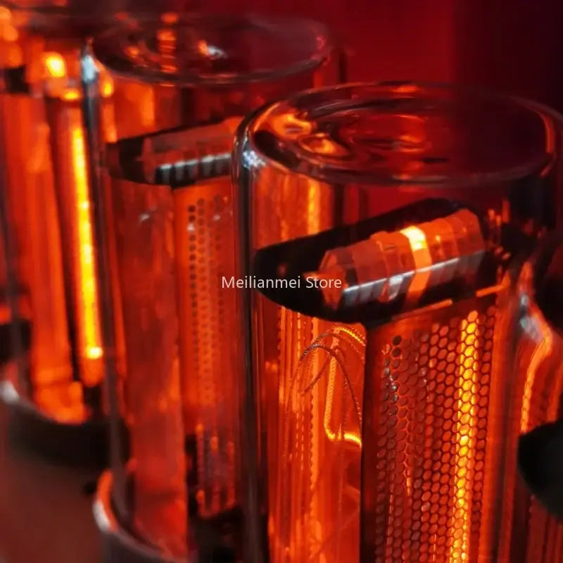 Vintage Nixie Tube Clock Display - wall clock