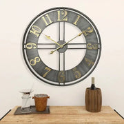 Vintage Roman Numerals Wall Clock - wall clock
