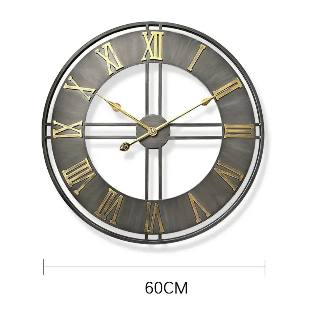 Vintage Roman Numerals Wall Clock - wall clock