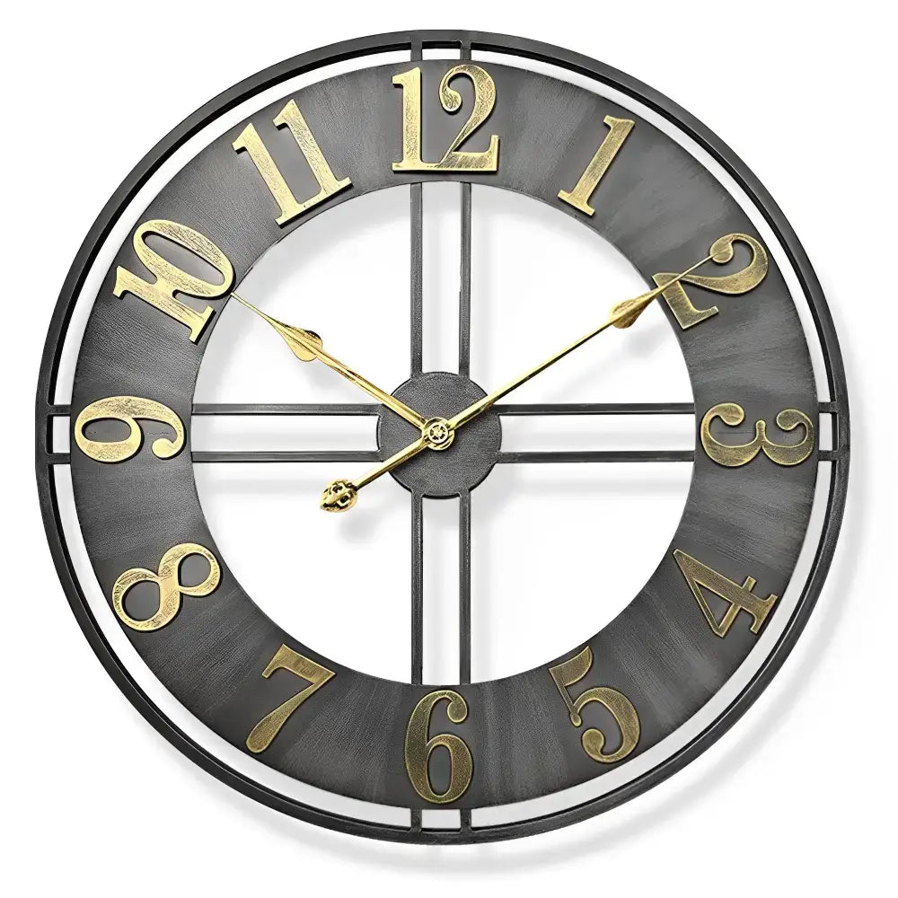 Vintage Roman Numerals Wall Clock - Chiffre Arabe - wall clock
