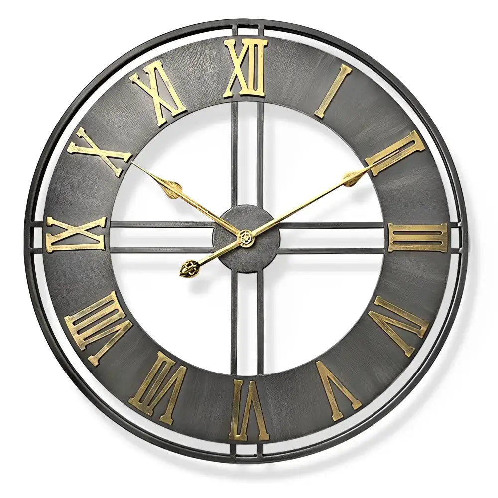 Vintage Roman Numerals Wall Clock - Chiffre Romain - wall clock