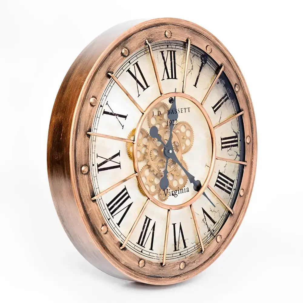 Vintage Steampunk Gear Wall Clock - wall clock