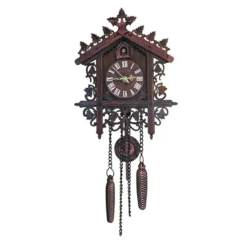 Vintage Wooden Cuckoo Clock - Noir - Cuckoo Clock