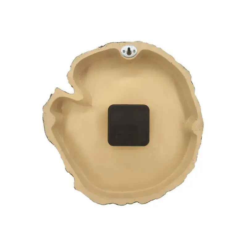 Wood-Look Clock with Hands - wall clock