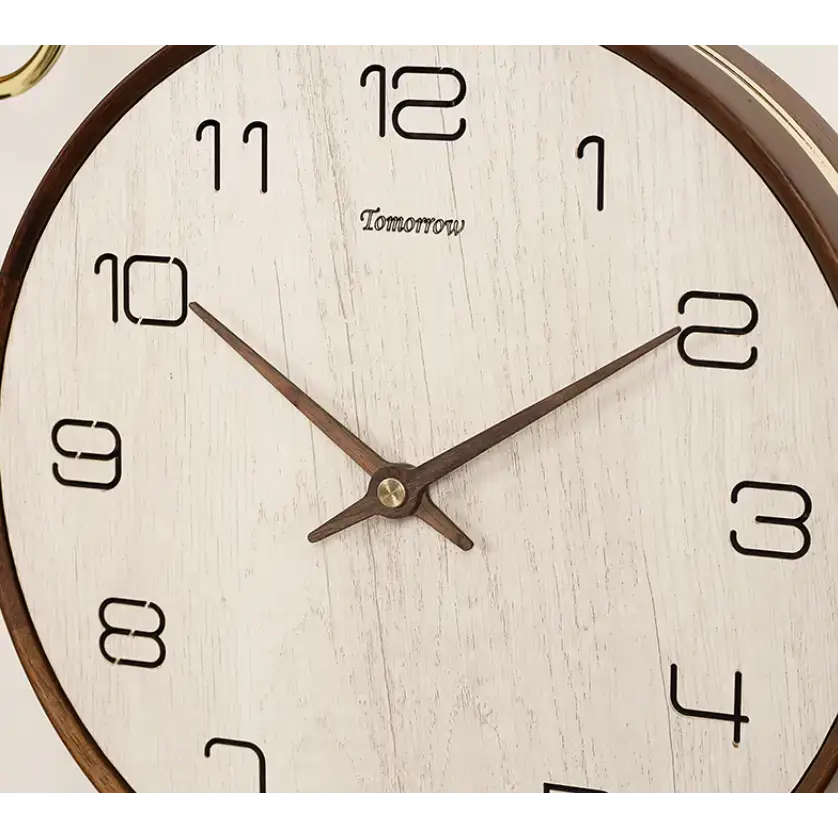 Wooden Double-Sided Clock - wall clock